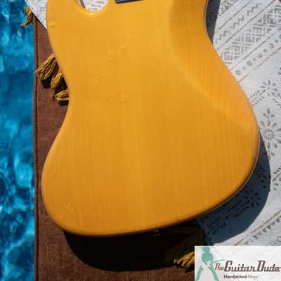 2017 Limited Edition Fender MIJ Traditional '60s Jazz Bass Reissue - Vintage Natural Finish - Pro Set Up w Perfect Frets/Action/Intonation! (JB-62) image 10