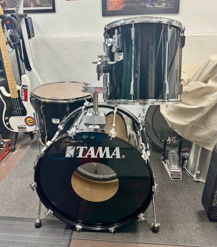 Tama Rockstar-DX Early 90s - Gloss Black Wrap image 1