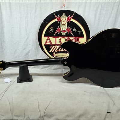 Yamaha Super Axe SA-2100 SA2100 Semi-Hollowbody Guitar with Epiphone Case - MIJ Made In Japan - Black image 8