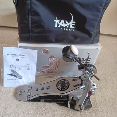 Taye Metalworks XP1 Single Bass Drum excellent condition Pedal – Ray Ayotte Era – Dual Chain image 2