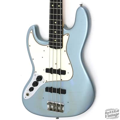 1965 Fender Jazz Bass Ice Blue Metallic (Refin) L-Series Left Handed image 1