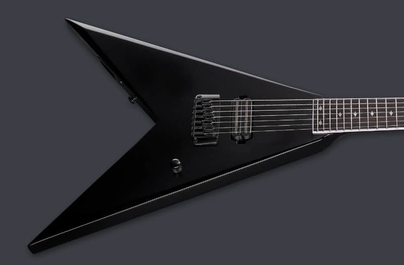 PRE-ORDER - 2026 LTD JS-7 BARITONE JACK SIMMONS SIGNATURE V GUITAR | BLACK image 1