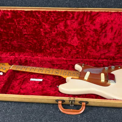 1958 Fender Duo-Sonic Desert Sand Original Vintage Finish Pickups+Pots with Case image 1
