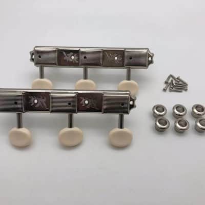 Vintage 3R3L Machine Heads Guitar Tuning Peg Set image 6