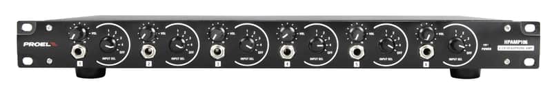 Proel HPAMP106 Headphones Amplifier image 1