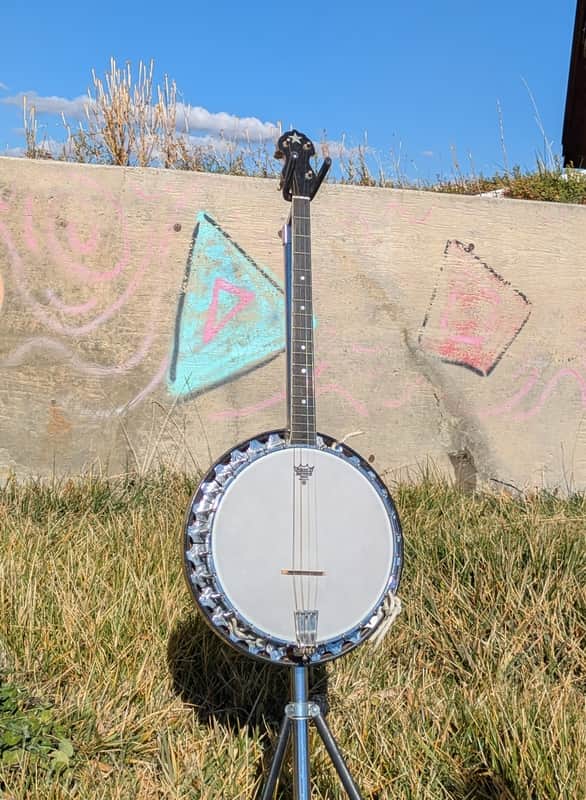 Vega little wonder tenor jazz banjo 1928. with resonator and OHSC image 1