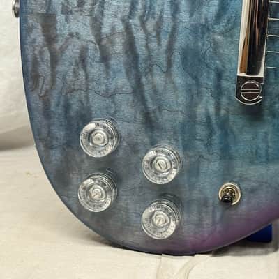 Gibson SG Modern Guitar with Case - Headstock Repaired - UGLY! 2023 - Blueberry Fade image 5