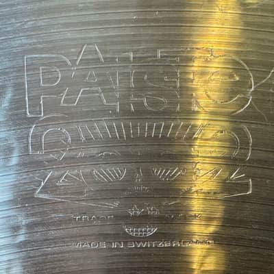 Paiste 18" 2002 Crash Cymbal 1974 - Black Label - Rare version with Big Beat hammering - VIDEO image 5