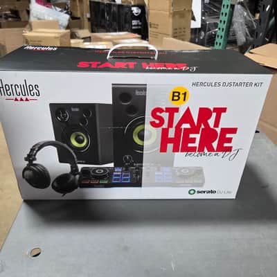 Hercules DJ Starter Kit w/ Starlight DJ Monitor 32 & Serato DJ (B-Stock) image 1