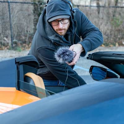 Zoom H1essential Stereo Handy Recorder and Hairy Windscreen Bundle image 7