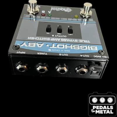Radial Bigshot ABY True-Bypass Amp Switcher V2 2010s - Black/Blue - X16821 image 4