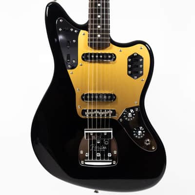 [SALE Ends June 30] [NEW] Fender FSR Made in Japan Traditional 60s Jaguar Black w/ Anodized Pickguard, Buzz Stop Bar, Hat Knobs LIMITED MODEL image 2