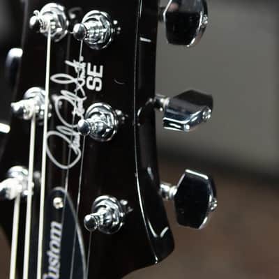 PRS SE Custom 24 Electric Guitar - Black Gold with Gig Bag - Used image 13