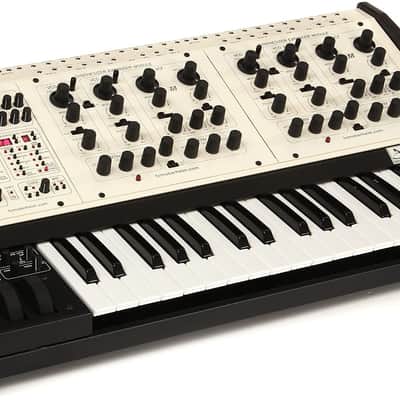 Tom Oberheim Two Voice Pro White. DUOPHONIC Analogue Keyboard Synthesizer with onboard Sequencer. image 1