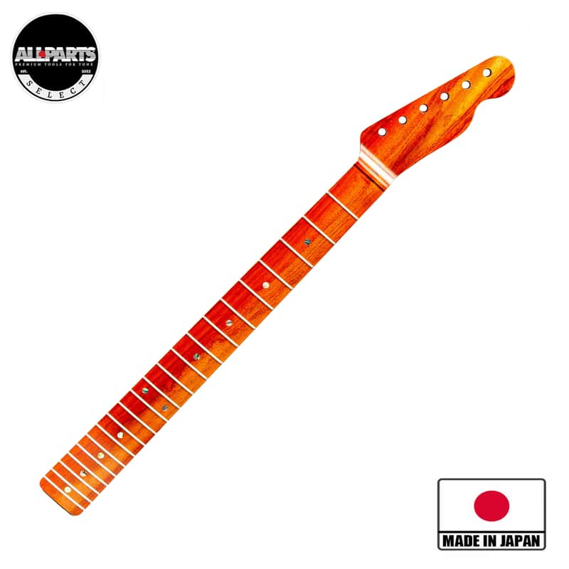 Allparts Select 1-Piece Padauk Bariole "VIN-MOD" Replacement Neck for Tele - Licensed by Fender
