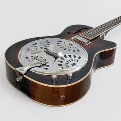 Danville RDL-70CEQ Resonator Acoustic Electric Guitar - Sunburst image 9