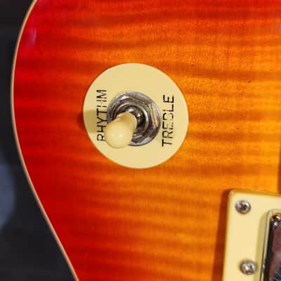 Springfield Guitar Co. LP-Copy SET NECK Electric Guitar Cherry Sunburst image 7