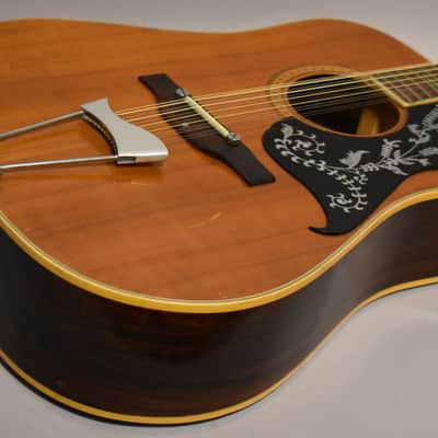 c.1970's Aria 12-String Acoustic Guitar Natural image 9