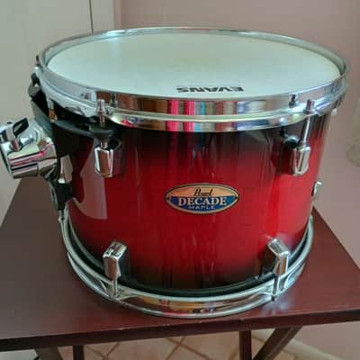 Pearl Decade Maple Tom Drum - 9" x 13" Red Burst. image 2