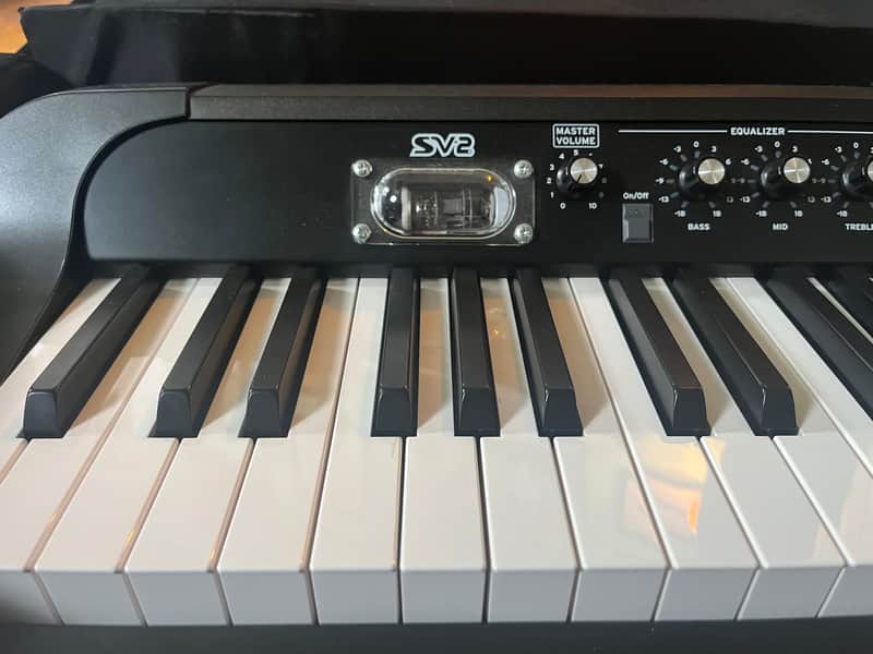 Korg SV2-88 Stage Vintage Digital Piano 2018 - Present - Black with White / Black Keys image 1