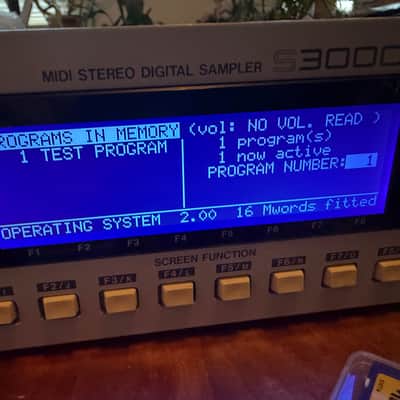 Akai S3000XL MIDI Stereo Digital Sampler w 32MB RAM, New ZuluSCSI w USB-C, 10x 16GB SD cards, Analog & Digital synth/drum libraries, Brand New LCD Display, New Universal PSU, - CLEAN (1996) image 2