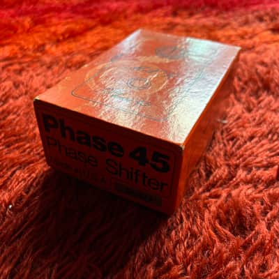 MXR MX-105 Script Phase 45 1973 - 1975 - Orange with Box and Spec Sheet image 2