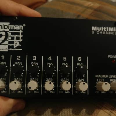 Midiman Multimixer 6 Channel Mini Mixer & Power Supply image 1
