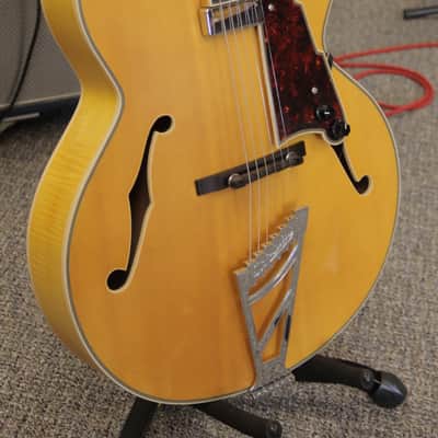D'Angelico Premier EXL-1 Hollow Body Archtop 2022 - Present - Satin Honey Blonde image 4