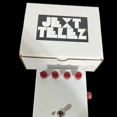 Jext Telez White Pedal V2 2017 - 2019 - White with Red Knobs X11924 image 1