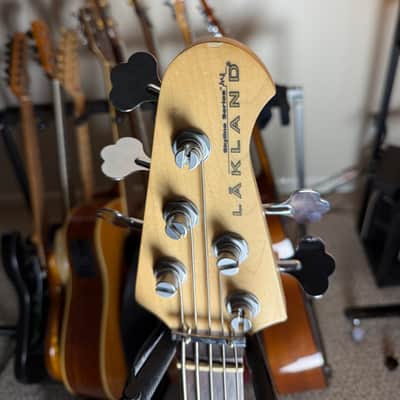 Lakland Skyline J-Sonic 5-String Aztec Gold Bass Guitar image 2