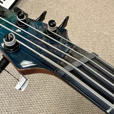 Ibanez SRMS805 Bass Workshop Multi-Scale 5-String Bass - Tropical Seafloor image 17