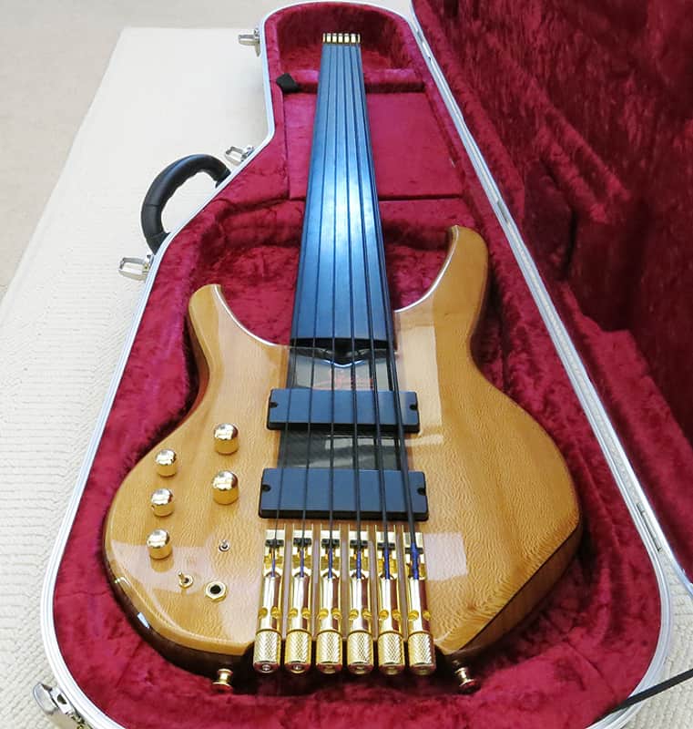 Status Graphite S2 Left Handed Fretless 6 String Bass image 1