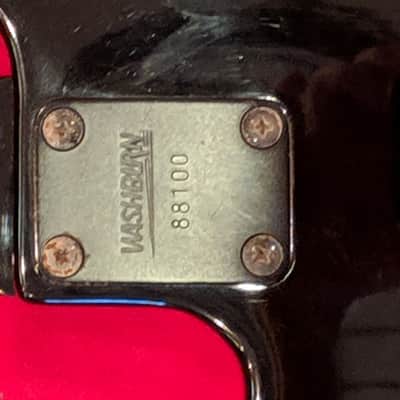Washburn 1987 AF-40V Ace Frehley Signature Guitar OHSC + Gibson Lightning Bolt Strap RARE! image 9