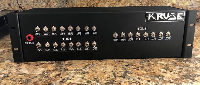 kruse 8 amp/cab switcher -- master fx + attenuator loop image 1