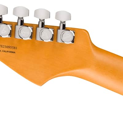 Fender American Ultra II Stratocaster Ebony Fingerboard - Noble Blue image 2