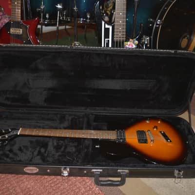 DeArmond M-65 in Brown Burst w/Seymour Duncan Bridge PU, Black Dunlop Straploks & nice Chromecast HSC image 17