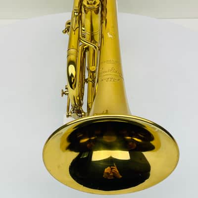 1943 Vincent Bach Mercury Cornet (Trumpet Shaped) with New Bach Case! image 16