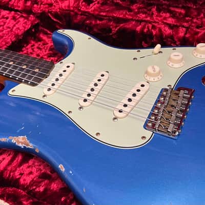 Fender Custom Shop Stratocaster '63 2023 - Aged Lake Placid Blue Relic image 5