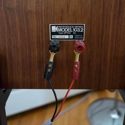 Kef Reference 103.2 Speakers with stands - Cherry image 8