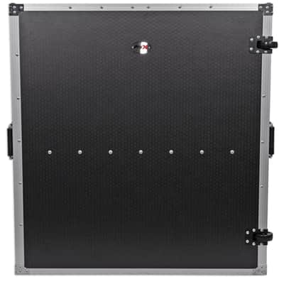 ProX XS-DJSTN Foldout Mobile DJ Combo Table Desk Facade w/ Wheels+Cup Holder image 10
