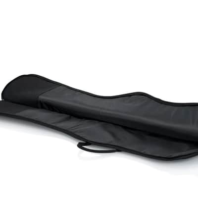 Electric Bass Guitar Gig Bag | Lightweight Padded Nylon Case with Large Pocket & Adjustable Backpack Straps image 1