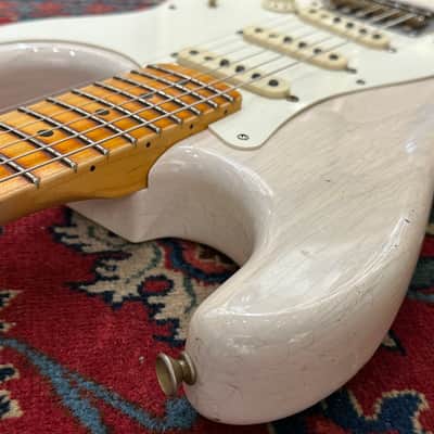 Fender Custom Shop '57 Relic Stratocaster 2022 Aged White Blonde image 8