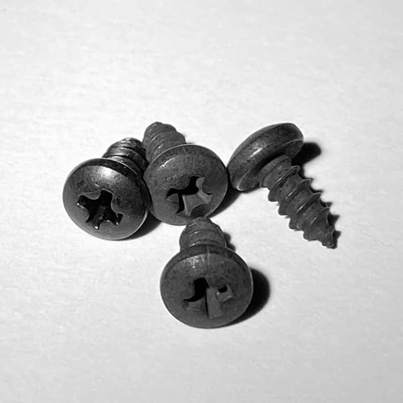 Roland Boss Pedal Replacement Black Pan Head Bottom Plate Screws - Set of 4 Toyattack's eBay Store image 1