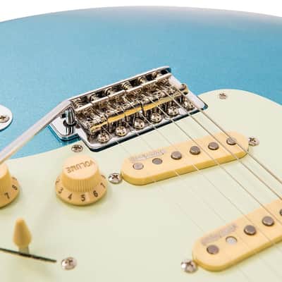 Vintage V6 ReIssued Electric Guitar ~ Candy Apple Blue image 7