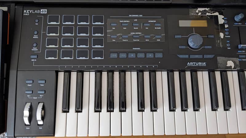 Arturia KeyLab 49 MkII MIDI Controller 2018 - Present - Black image 1