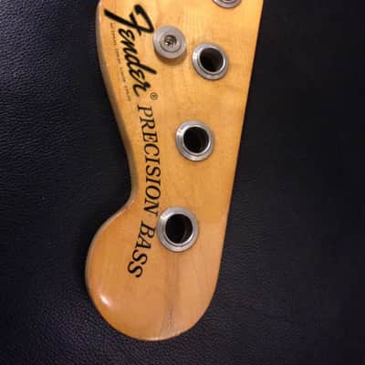 Fender Precision Bass Neck 1975 Maple 1 1/2" nut, "A" width (like jazz bass) image 1