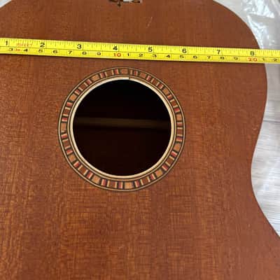 DIY Vintage Baritone ukulele Mahogany body Harmony Kay new old stock image 10