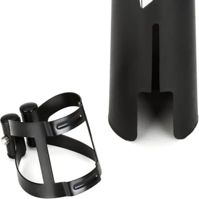 Vandoren M|O Bb Clarinet Ligature and Cap - Black image 1