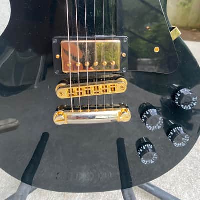 Gibson Les Paul Studio Push Pull Tone Guitar Center Exclusive- Ebony Gold Hardware image 7