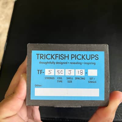 LIKE NEW Trickfish 5 String Single Coil Jazz Bass® Pickup Set for Fender® American Standard® - 18mm String Spacing image 6